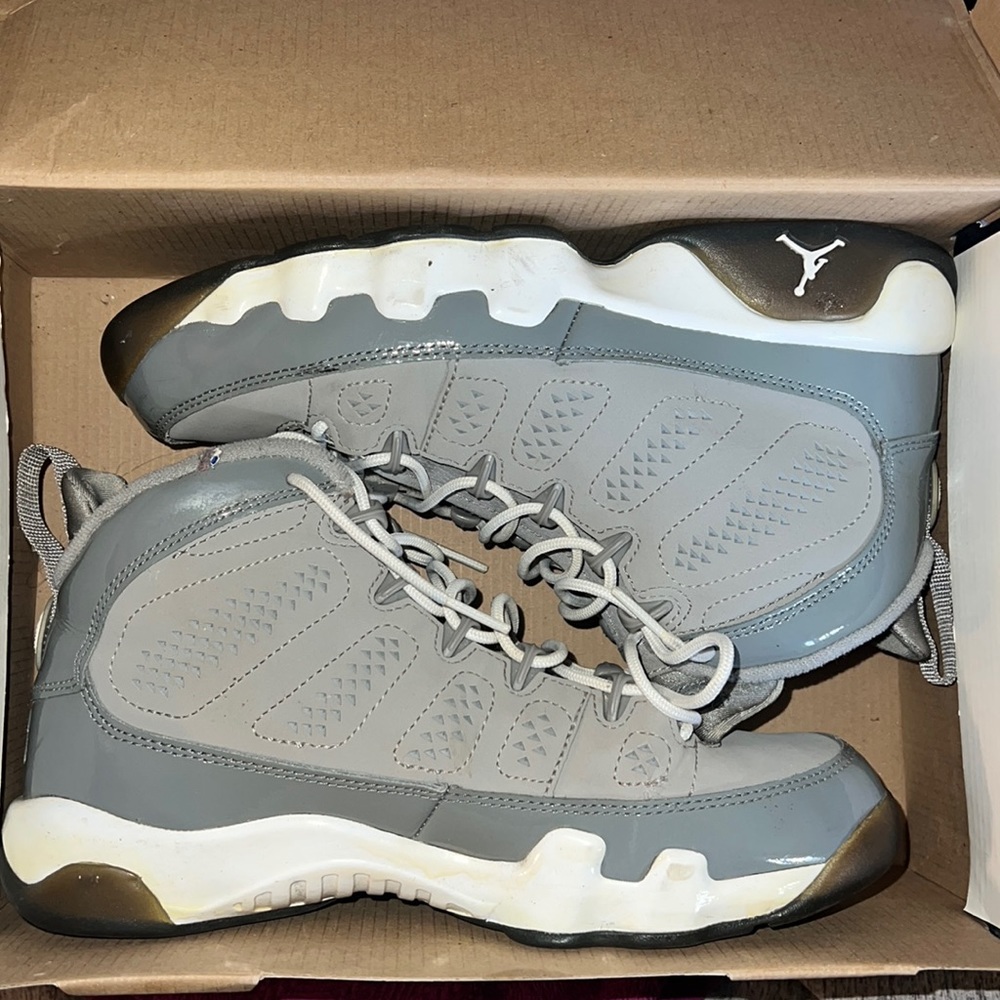 Jordan 9 cool gray size 5.5